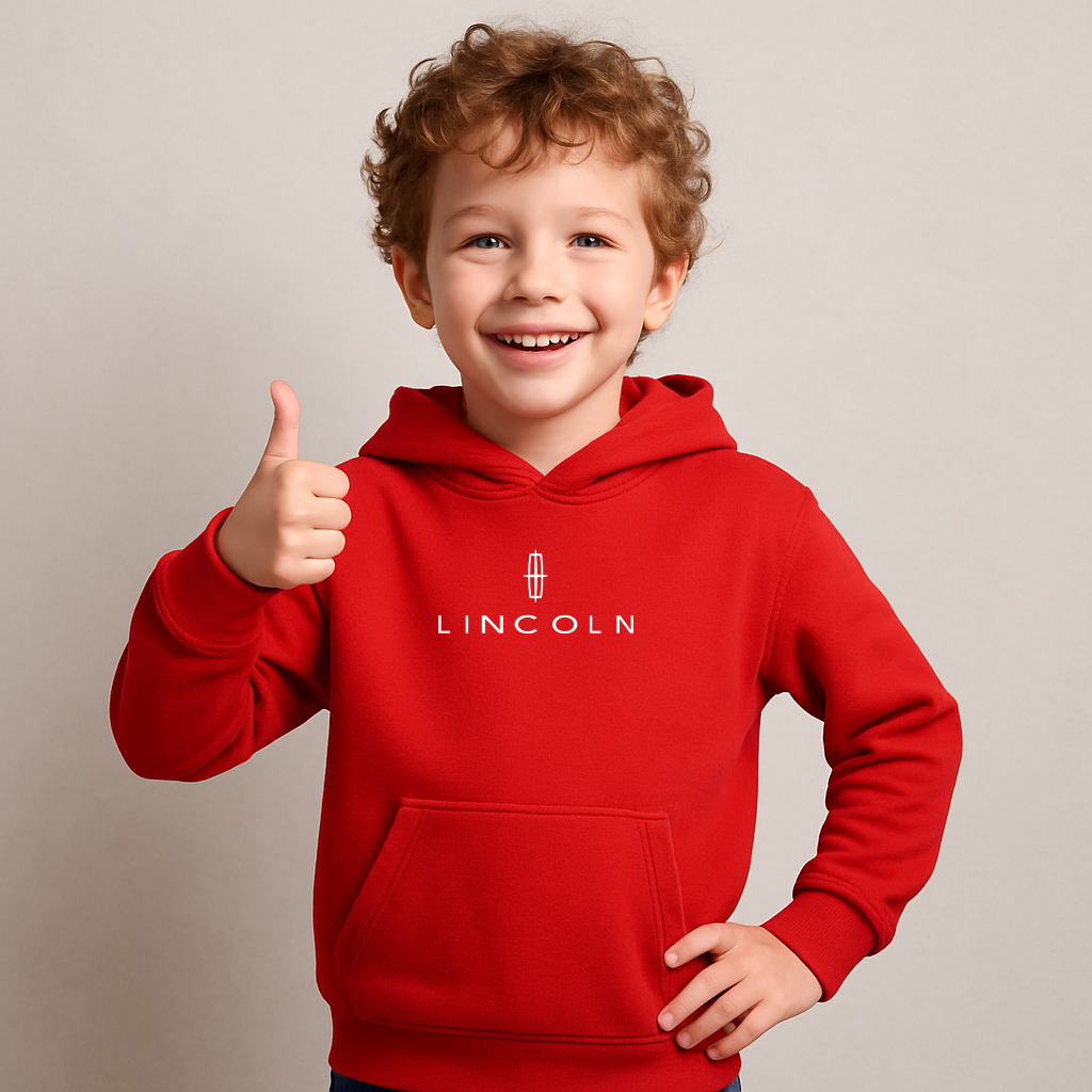 Youth Kids Lincoln Car Pullover Hoodie